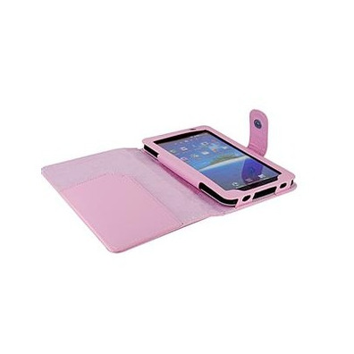 Funda de cuero para Samsung Galaxy Tab P1000 Rosa