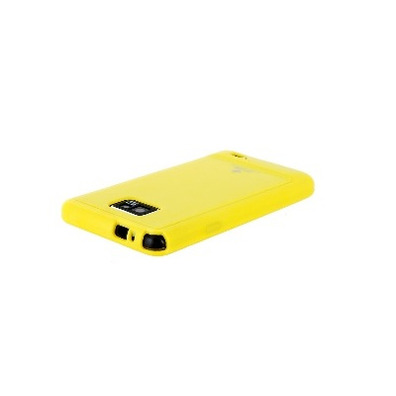 Carcasa TPU para Samsung Galaxy S II (Amarillo)