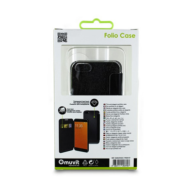 Funda tipo libro para iPhone 5/5S/SE Muvit