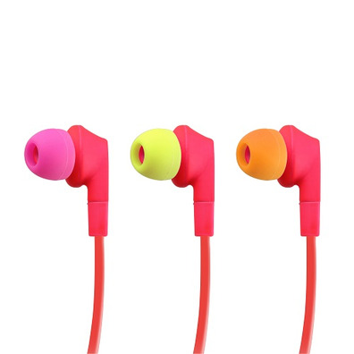 Auriculares estéreo para tablet/smartphone Muvit Rosa