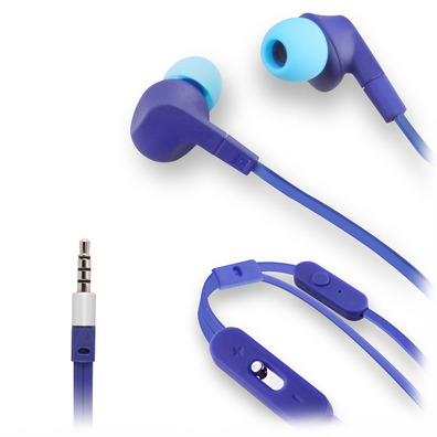 Auriculares estéreo para tablet/smartphone Muvit Violeta