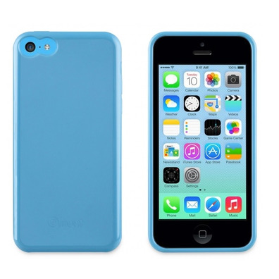 Funda minigel Muvit iPhone 5C Verde