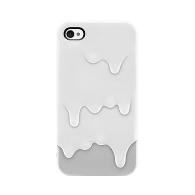 Carcasa para iPhone 4/4S Melt Blanca