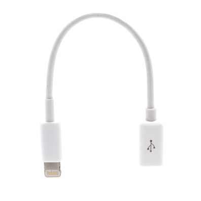 Cable microUSB a Lightning para iPhone 5/iTouch/iPod Nano/iPad