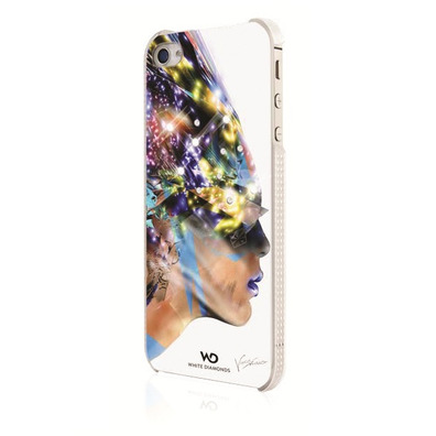 Carcasa Nafrotiti White Diamonds para iPhone 5