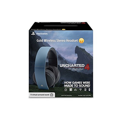 Auriculares Wireless Sony Playstation Gold Uncharted 4 Edition