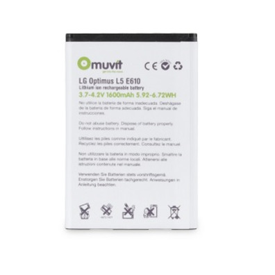 Batería 1600 mAh LG Optimus L5 E610 Muvit
