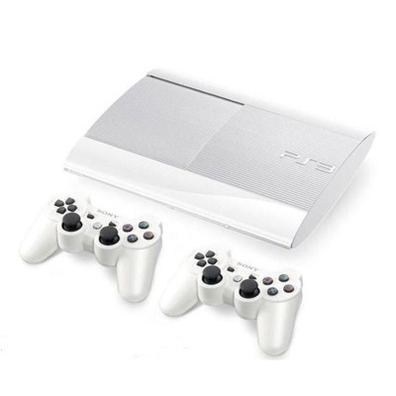 Consola PS3 Slim 500 GB (Blanca) + 2 Dualshock 3