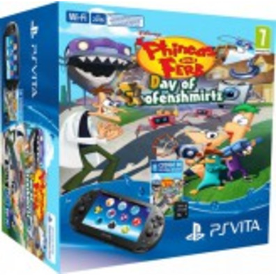 PSVITA+ PHINEAS AND FERB:EL DIA DE DOOFENSHMIRTZ + MEMORY 8GB