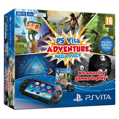 PSVita 2000 (Wifi) + Adventure Mega Pack + Memoria 8Gb
