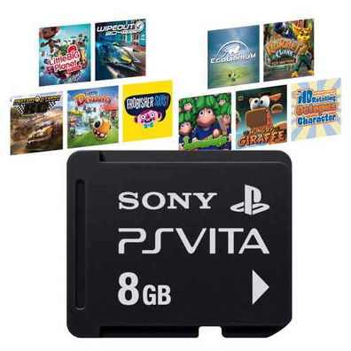 Megapack PSVita (Memory Card 8 GB + 10 Juegos)