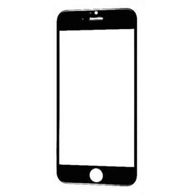 Repuesto cristal frontal iPhone 6/6s Negro