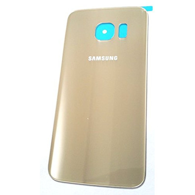 Repuesto tapa de batería con adhesivo Samsung Galaxy S6 Edge+ Oro