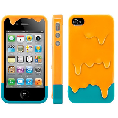 Carcasa iPhone 4/4S Melt Naranja