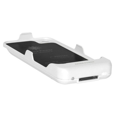 Batería Externa para iPhone 4 2350 mAh Blanca