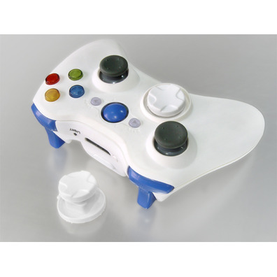 Carcasa Mando Xbox 360 Wireless XCM Blanca