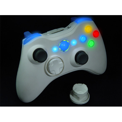 Carcasa Mando Xbox 360 Wireless XCM Blanca