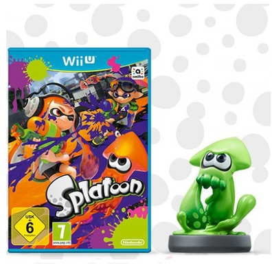 Splatoon + Amiibo Calamar Wii U