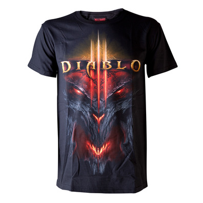 Camiseta Diablo III - All Over Face L