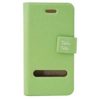Funda Table Talk Super Slim iPhone 4/4S Verde