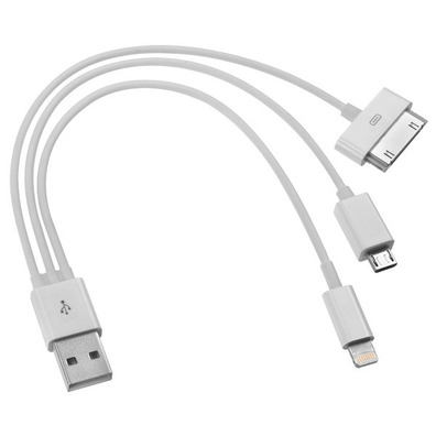 Multi Cargador USB a Lightning/MicroUSB/iPhone