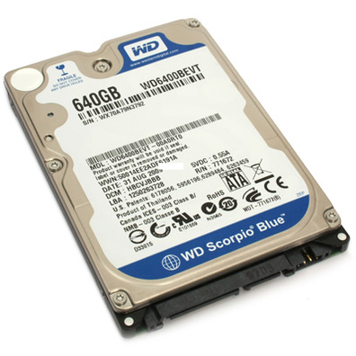 Disco duro Western Digital SATA 2,5'' 640 GB