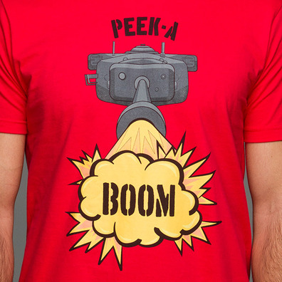 Camiseta World of Tanks Peek a Boom XL