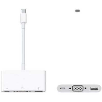 Adaptador Apple MJ1L2ZM/A de USB Tipo C a VGA para MacBook
