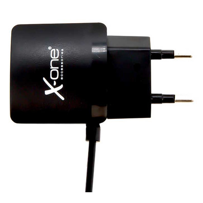 Adaptador de Corriente Lightning + USB 2.1 X-One - Negro