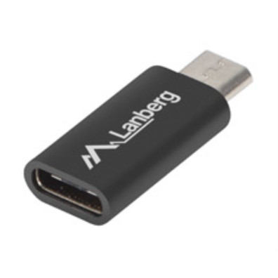 ADAPTADOR LANBERG USB 2.0 TIPO-C F-MICRO-B MACHO NEGRO