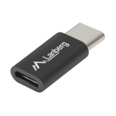 Lanberg - AD-UC-UM-02 cable gender changer USB 2.0 Type C Micro-USB 2.0 Type B Negro