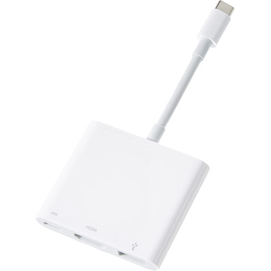 Adaptador Multipuerto Apple MUF82ZM USB-C a HDMI/USB 2.0