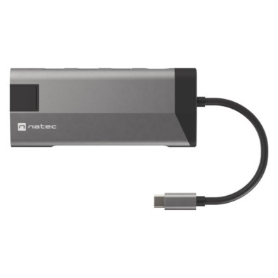 HUB NATEC Fowler Plus USB Tipo C Negro