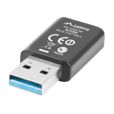ADAPTADOR USB TARJETA DE RED INALÁMBRICA NC-1200-WI AC1200 DOBLE BANDA