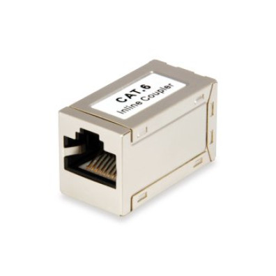 ADAPTADOR RJ45 CAT.6 HEMBRA - HEMBRA APANTALLADO Equip