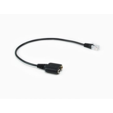 Adaptador RJ9 a 3.5mm para Headsets en Teléfono Equip