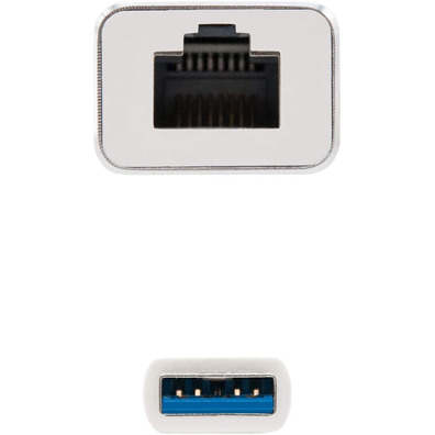 Adaptador USB 3.0 a RJ45 Nanocable 10.03.0401