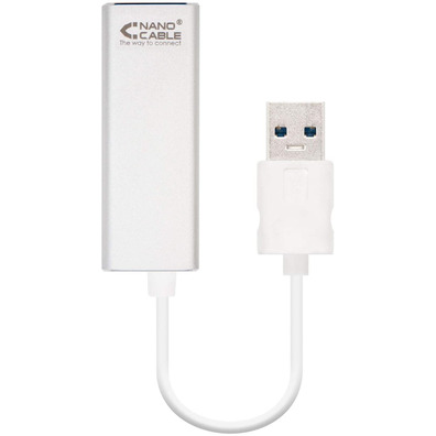 Adaptador USB 3.0 a RJ45 Nanocable 10.03.0401