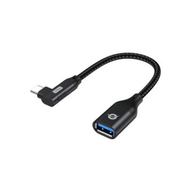 ADAPTADOR USB-C CONCEPTRON Angulo 90º 1xUSB-A 3.2 10 Gbps Hembra OTG