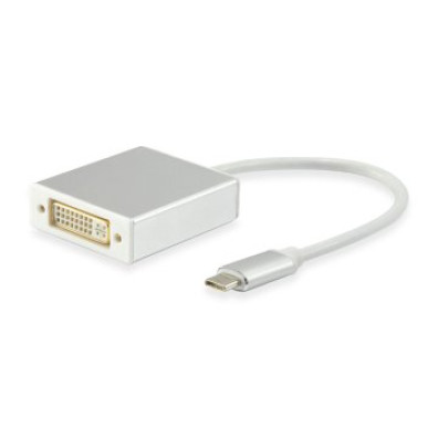 ADAPTADOR USB-C EQUIP 133453 1xDVI-I HEMBRA 0,15M