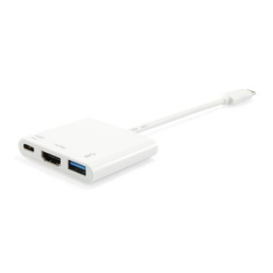 Adaptador USB-C EQUIP 133461: HDMI Hembra, USB-C PD 60W, USB-A