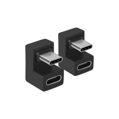ADAPTADOR USB-C EQUIP MACHO HEMBRA 180º 100W 10GPPS PACK 2 UDS