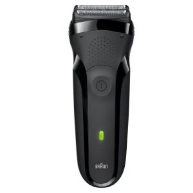 AFEITADORA BRAUN 3-300S/ZZ LAMINA DOBLE IPX7 30min CARGA RAPIDA PANTALLA LED