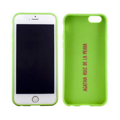 Funda TPU Verde con puntos Rojos Agatha Ruiz de la Prada para iPhone 6