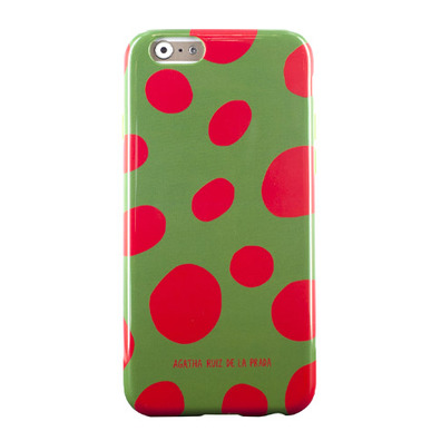 Funda TPU Verde con puntos Rojos Agatha Ruiz de la Prada para iPhone 6