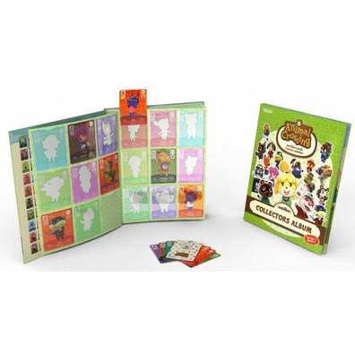 ALBUM ANIMAL CROSSING + 3 TARJETAS AMiiBO (SERIE 1)