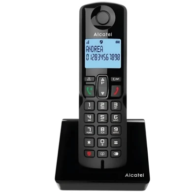 Alcatel S280 EWE Negro - Teléfono DECT para gente mayor