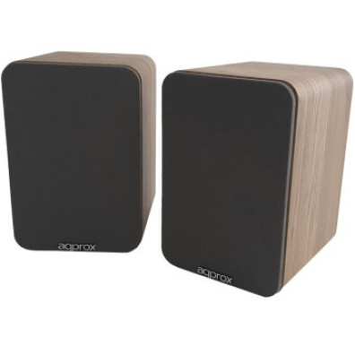 ALTAVOCES BLUETOOTH AUTOAMPLIFICADOS 30W POR CANAL APPROX APPSPK02WD BT5.0 RCA OPTICAL COAXIAL U