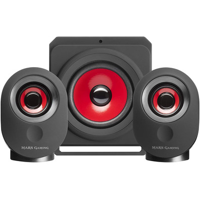 Altavoces con Bluetooth Mars Gaming MSX 35W 2.1 Rojo