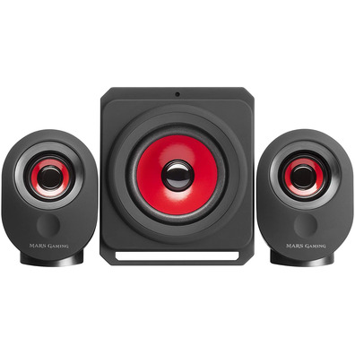 Altavoces con Bluetooth Mars Gaming MSX 35W 2.1 Rojo